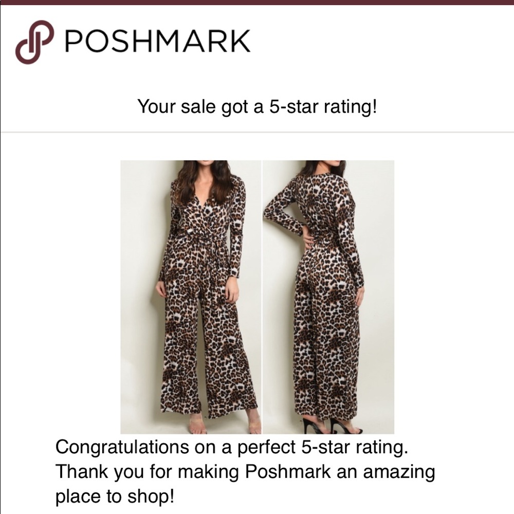 GIRLY & FLIRTY LEOPARD PRINT JUMPSUIT - Picture 4 of 7